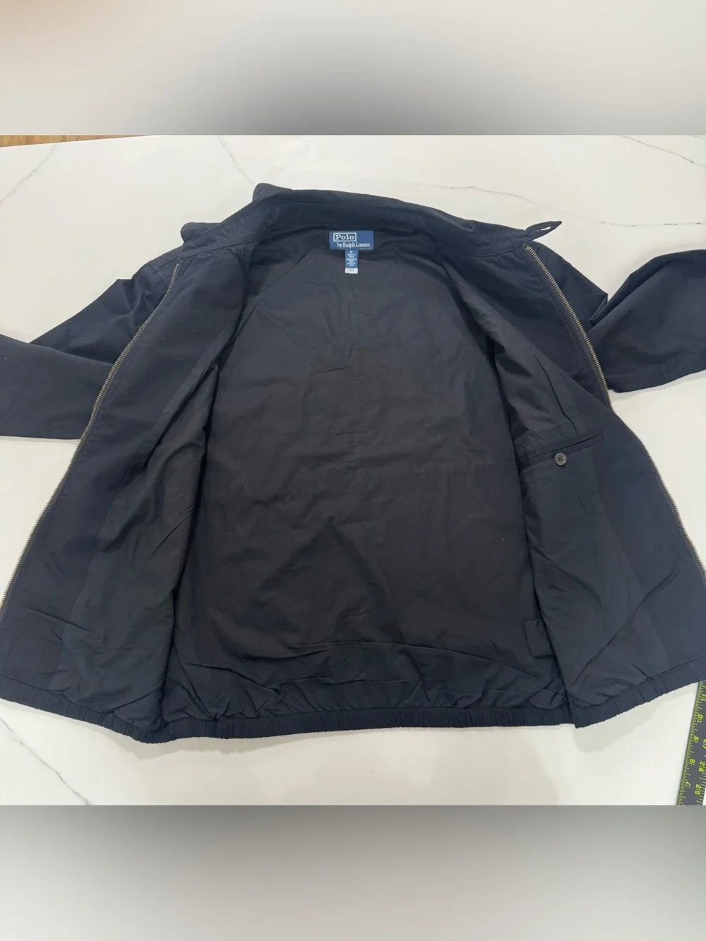 Polo Ralph Lauren Polo Match Jacket Mens M Horse Embroidered 1967 Spellout black